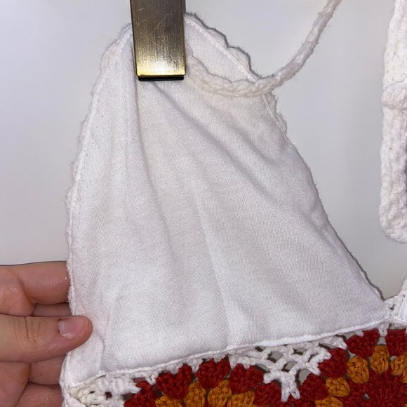 Sabo Skirt Two-Piece Crochet Bralette Set || White - Picture 13 of 16